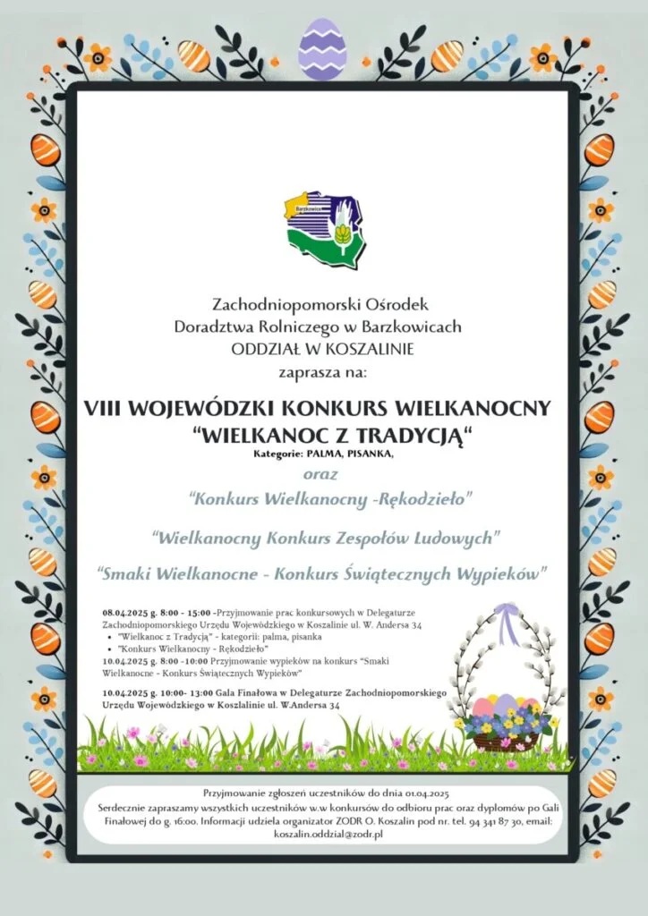 VIII Wojewódzki Konkurs Wielkanocny „Wielkanoc z Tradycją”