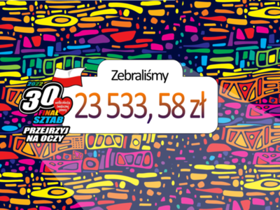 Zebraliśmy 23 533, 58 zł!