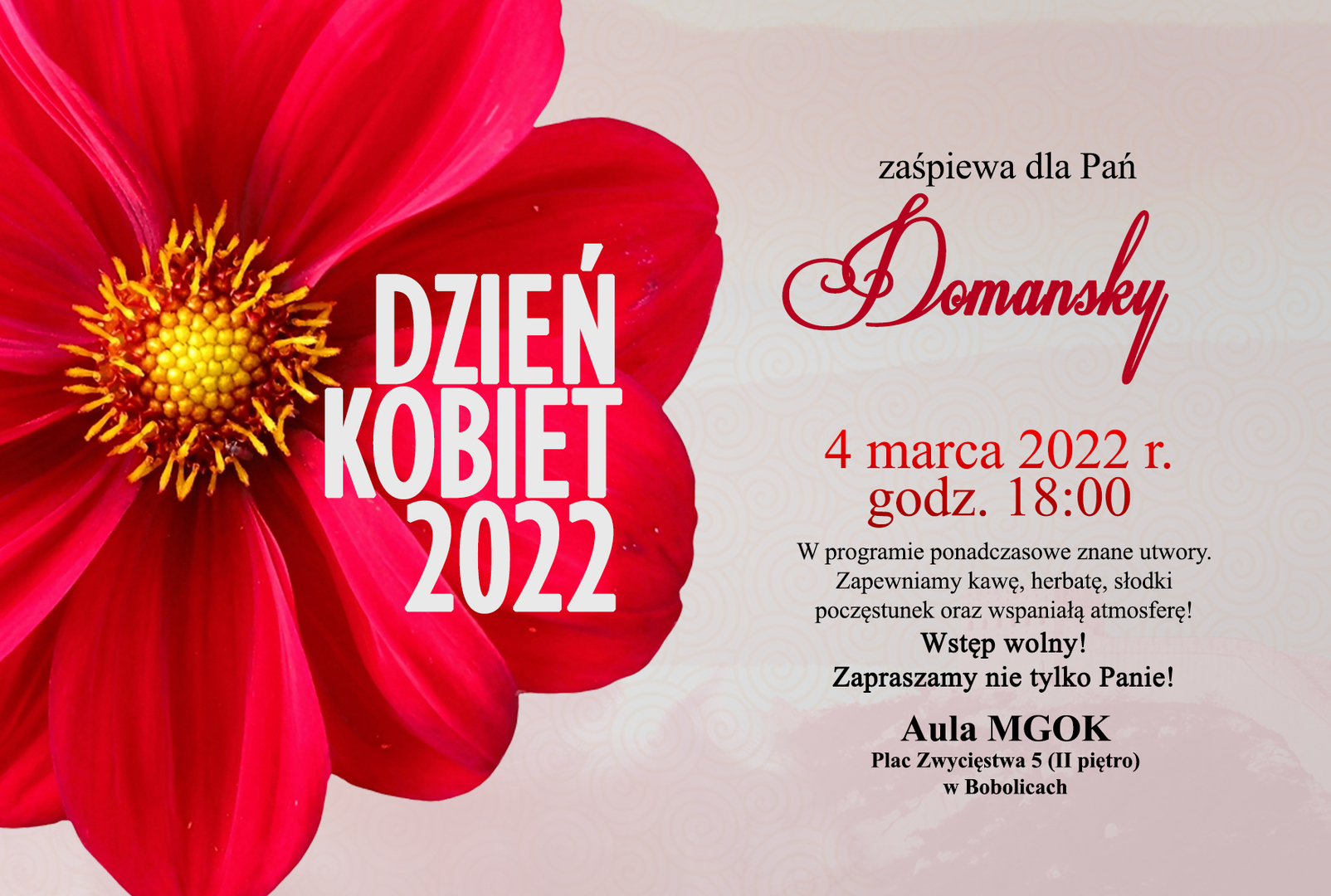 Dzień Kobiet zapowiedź