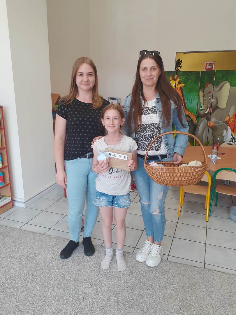 Nagrodzona uczestniczka zajęć