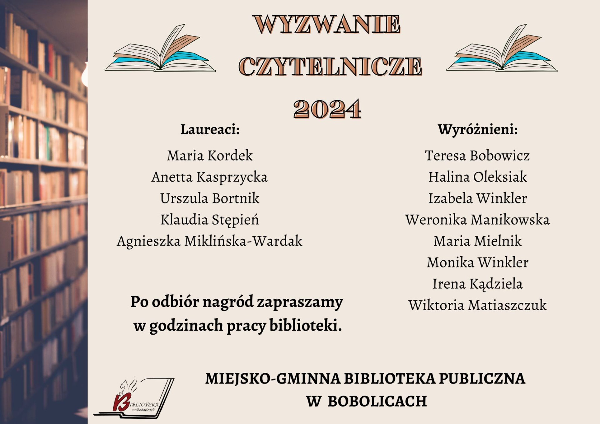 Lista nagrodzonych