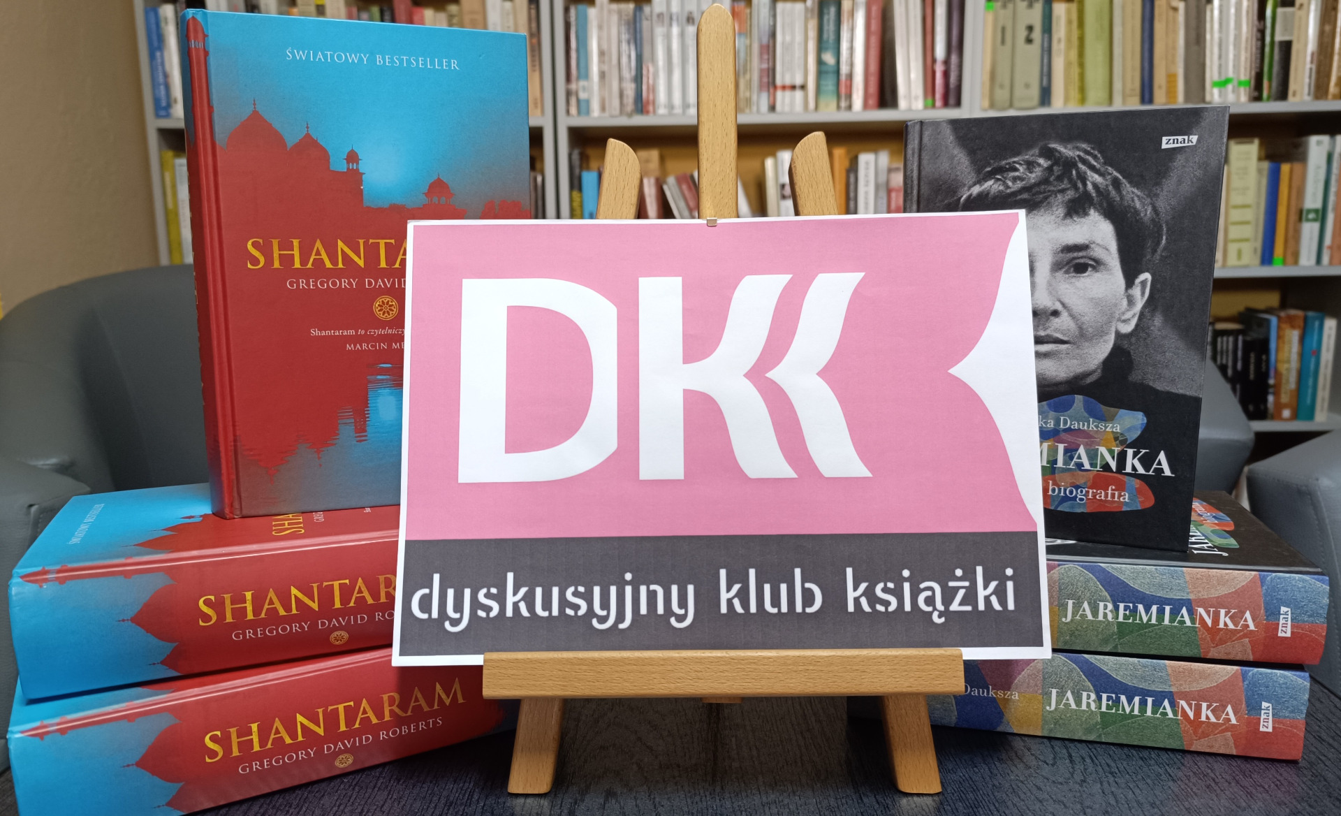 Zdjęcie omawianych książek