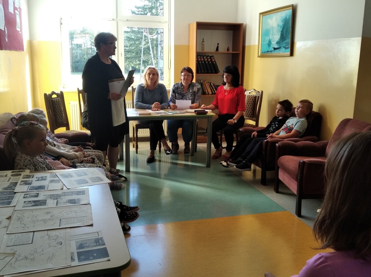 Uczestnicy Narodowego Czytania w Dargini